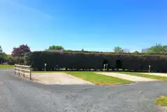Electric hardstanding touring pitches with 10 amp hook up