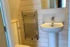 Glamping pod ensuite bathroom Glamping pod ensuite bathroom