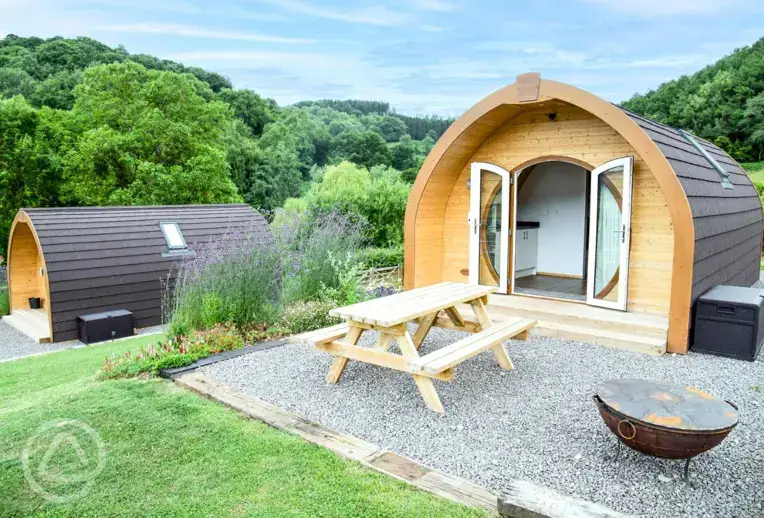 Glamping pods