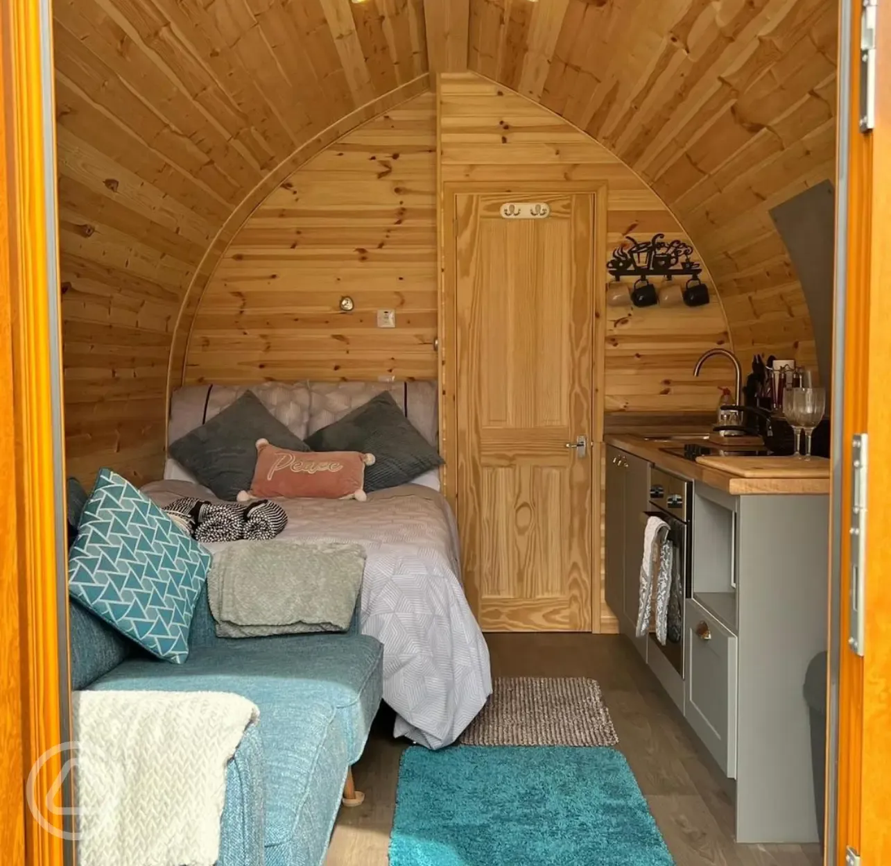 Windsong glamping pod interior Windsong glamping pod interior