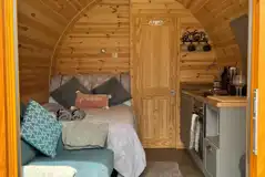 Windsong glamping pod interior Windsong glamping pod interior