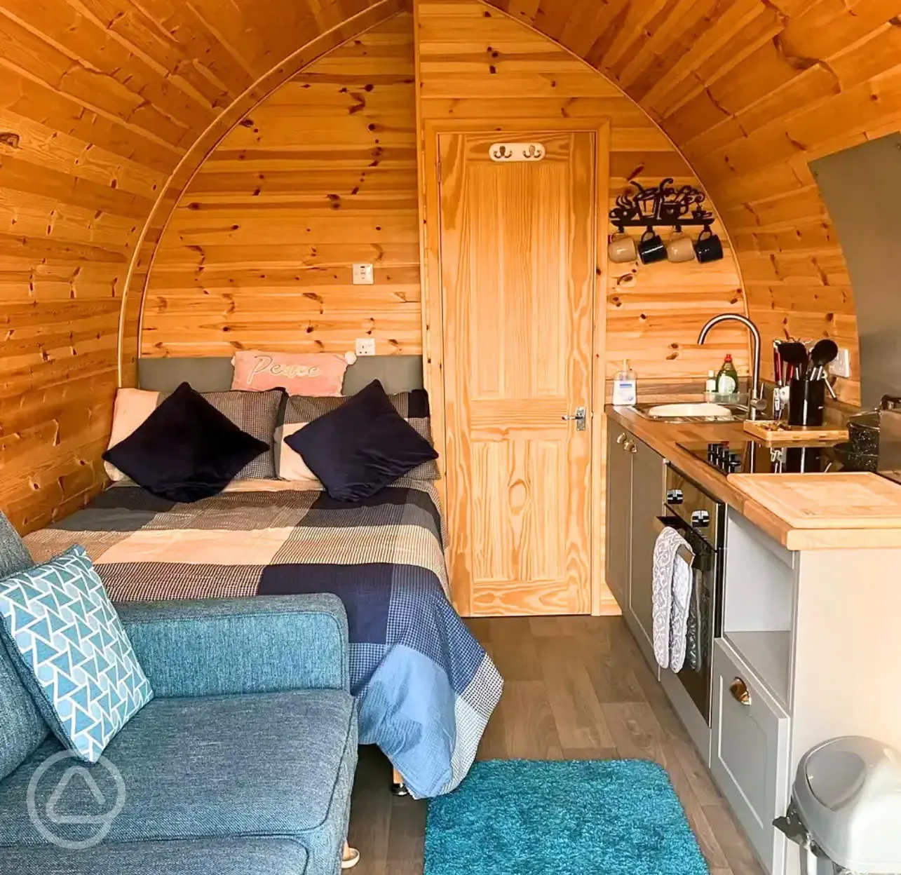 Windsong glamping pod interior Windsong glamping pod interior