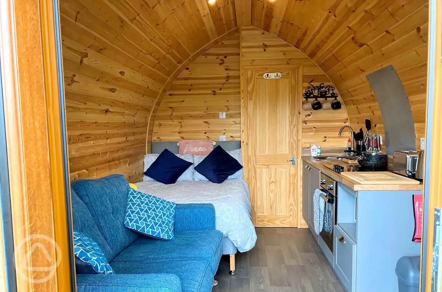 Windsong glamping pod interior Windsong glamping pod interior