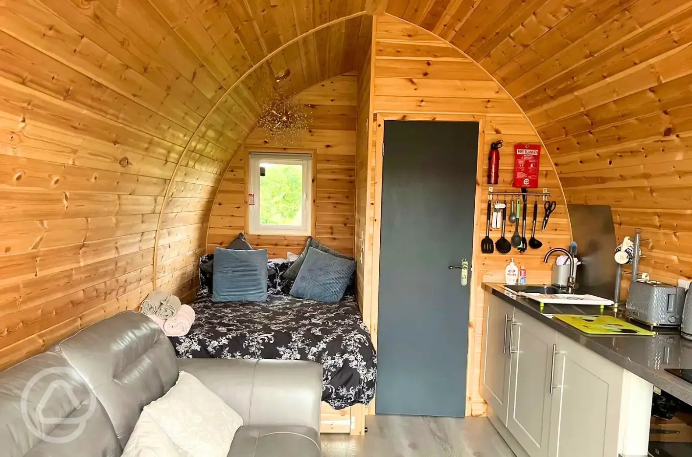 Seadreams glamping pod interior Seadreams glamping pod interior