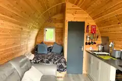 Seadreams glamping pod interior Seadreams glamping pod interior