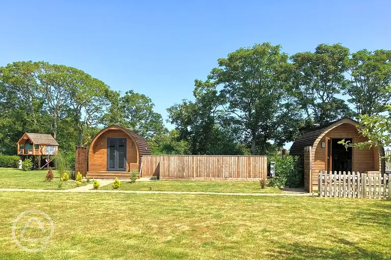 Glamping pods