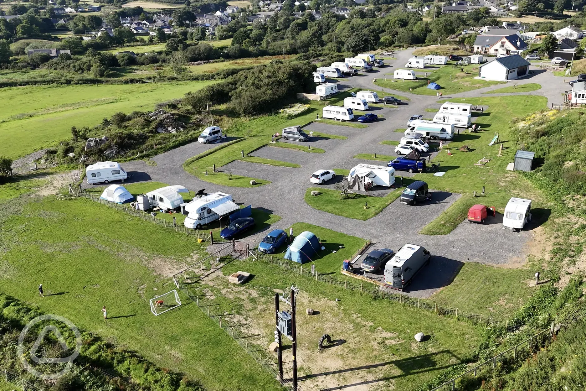 Aerial of site 