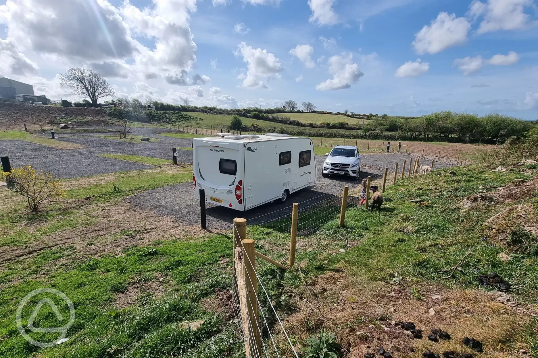 Electric hardstanding pitches