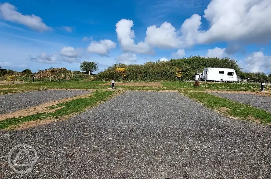 Fully serviced hardstanding pitches