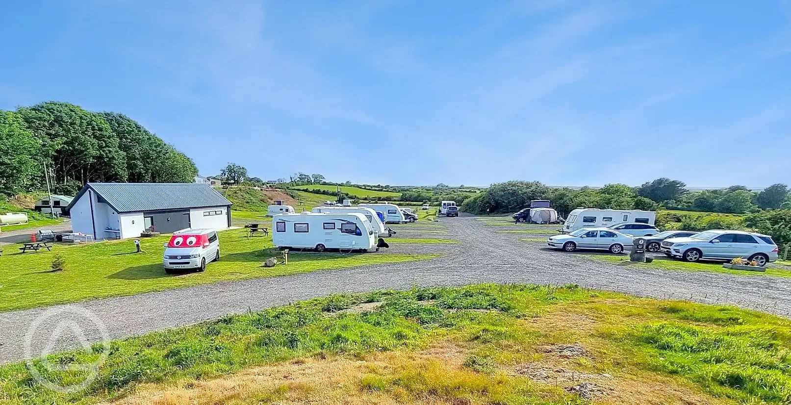 View of the campsite