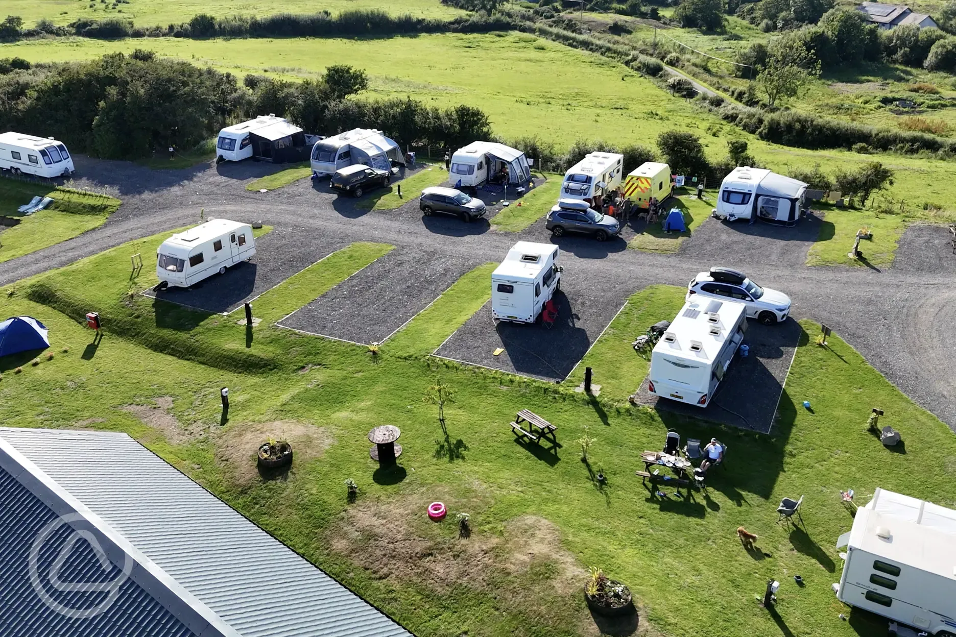 Aerial of site 