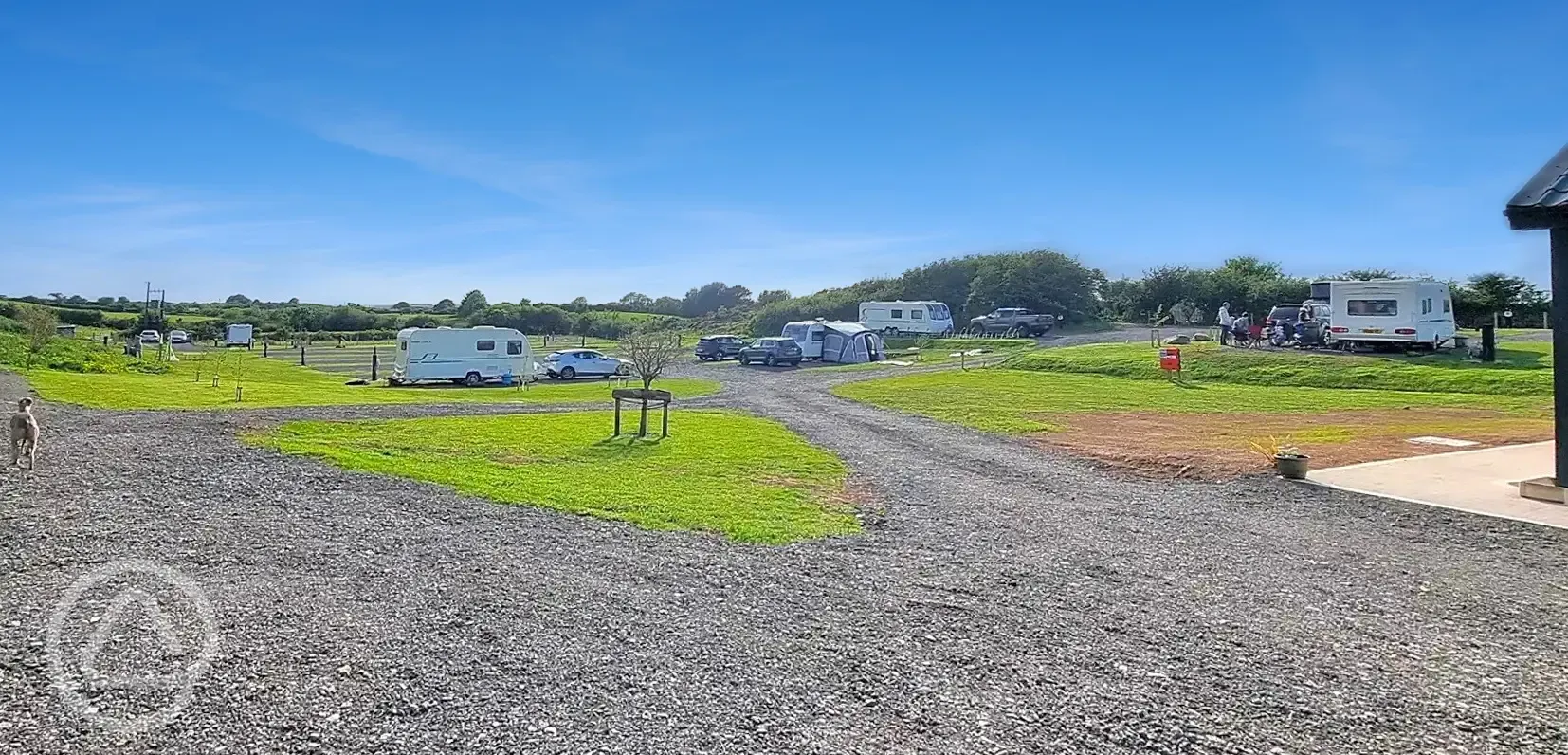 View of the campsite