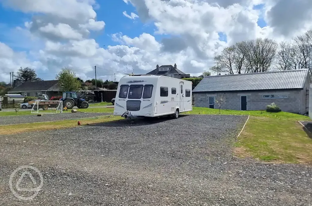 Premium fully serviced hardstanding pitches