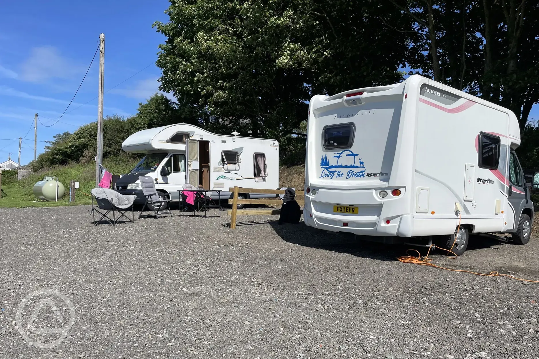 Hardstanding pitches