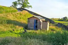 Blue Door glamping cabin