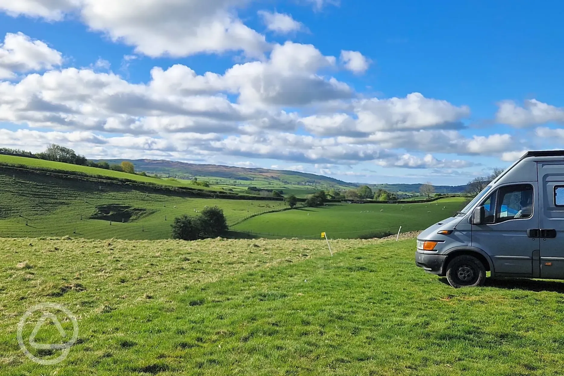 Non electric grass campervan pitch