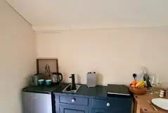 Blue Door glamping cabin interior