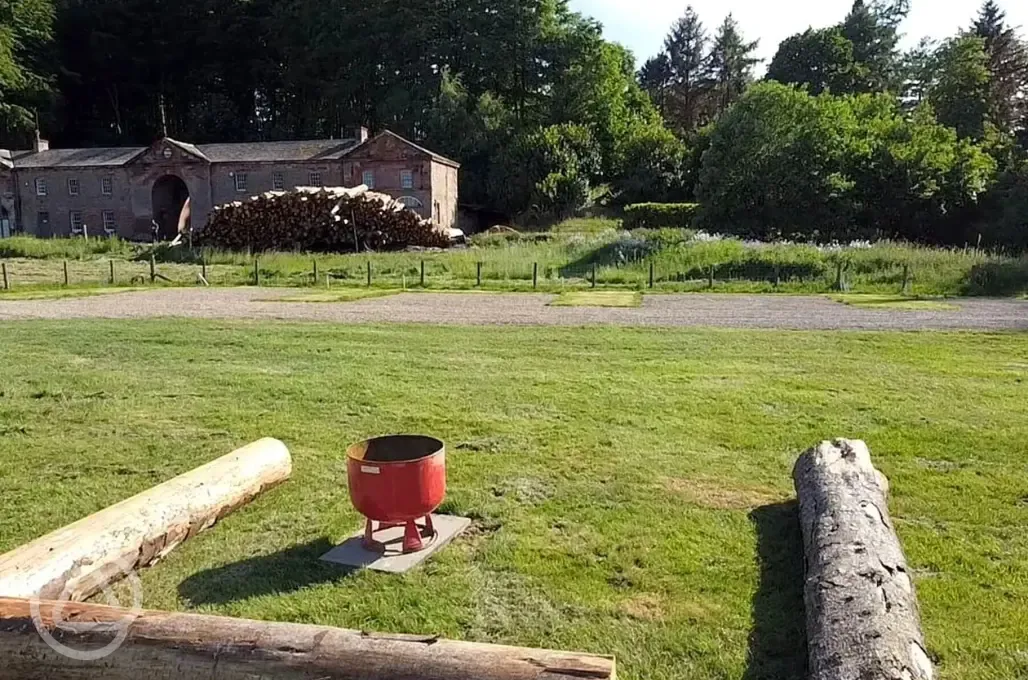 Fire pit area
