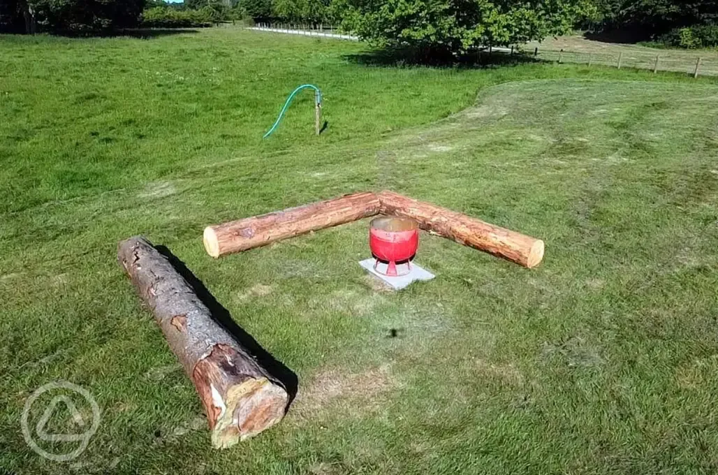 Fire pit area