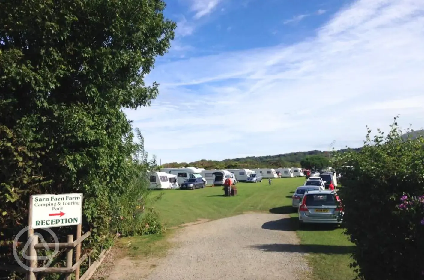 Entrance to the site