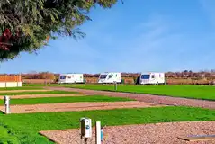 Fully serviced hardstanding touring pitches (3m x 9m)