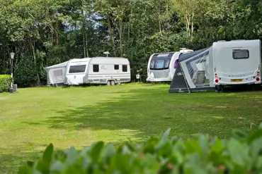Electric grass caravan only pitches pitches at Roach Farm Park