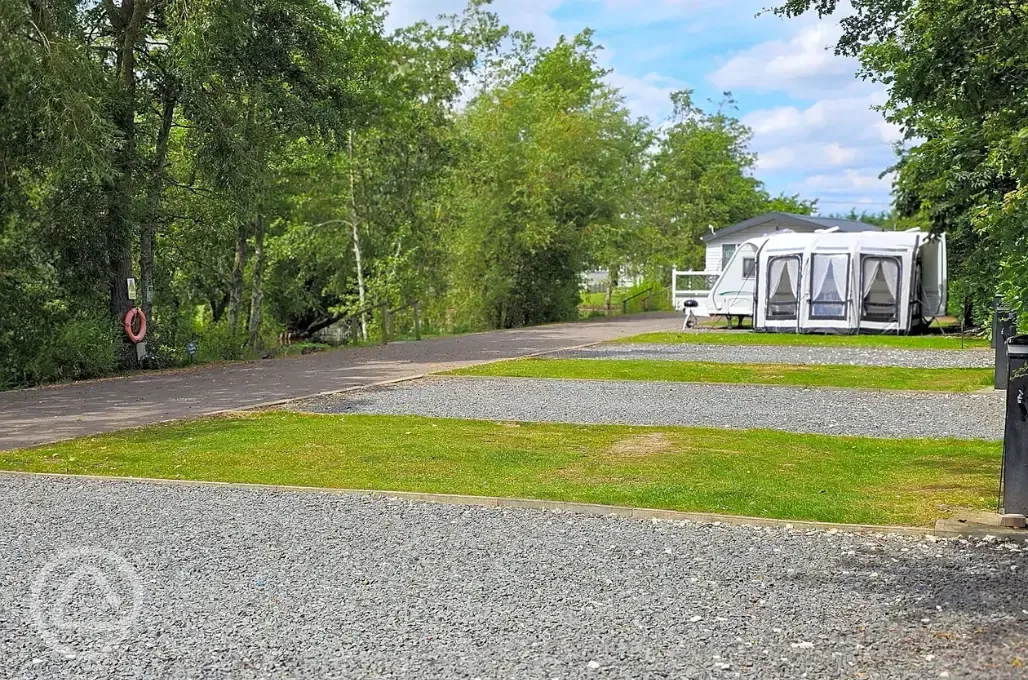 Fully serviced hardstanding pitches  Fully serviced hardstanding pitches
