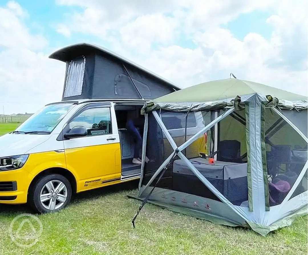 Grass touring pitches