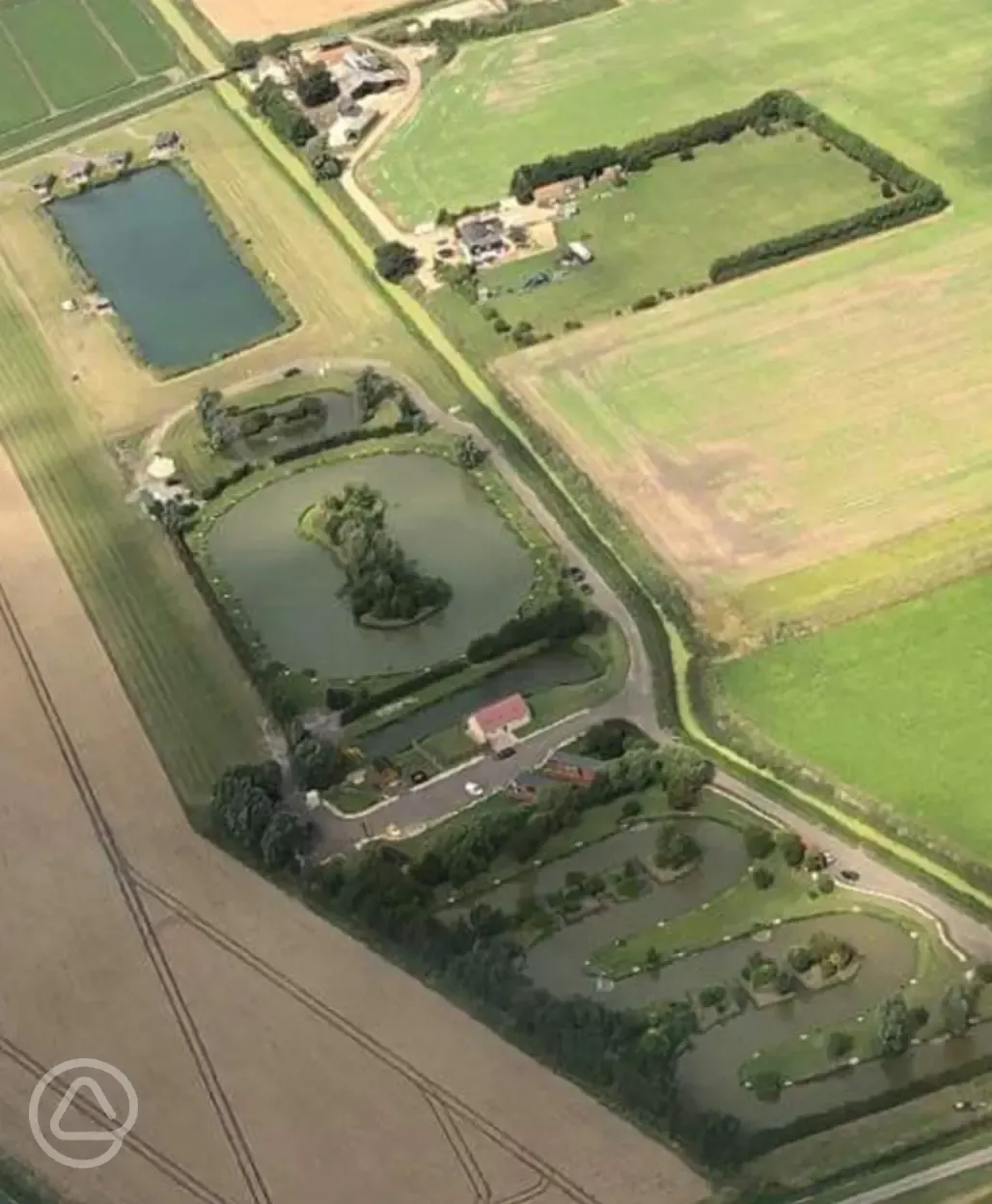 Aerial of site