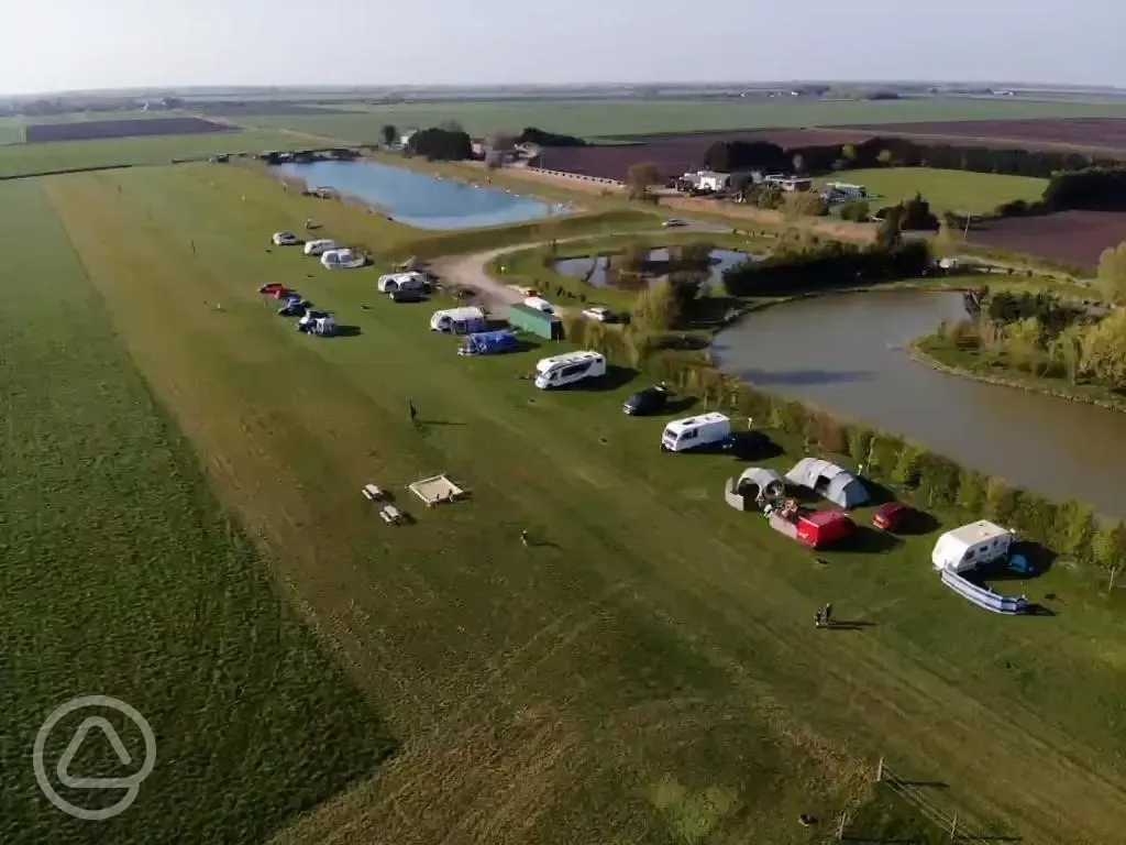 Grass touring pitches