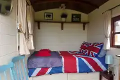 Shepherd's hut interior Shepherd's hut interior