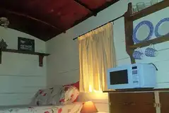 Shepherd's hut interior Shepherd's hut interior