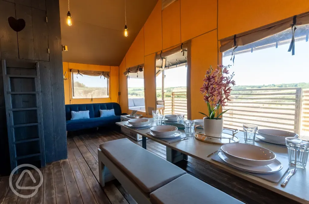 Safari lodge sofa