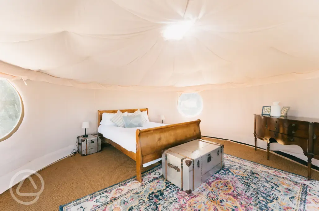 Bell tent interior