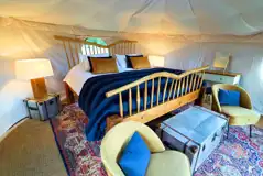 Yurt interior Yurt interior