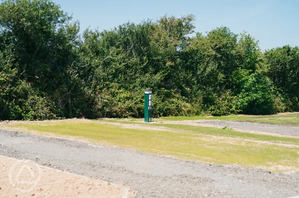 Hardstanding pitches - optional electric