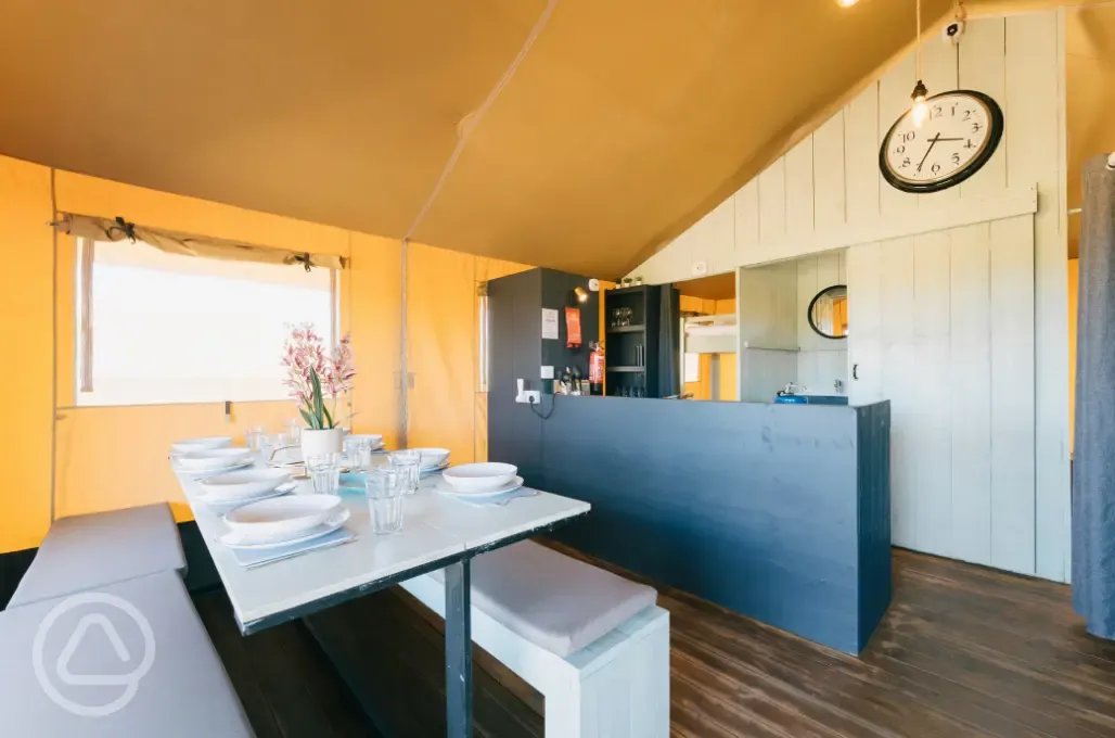 Safari lodge kitchen area
