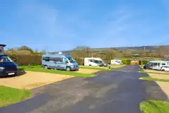 Hardstanding pitches at Camel Creek Camping and Glamping