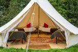 Luxury furnished bell tent