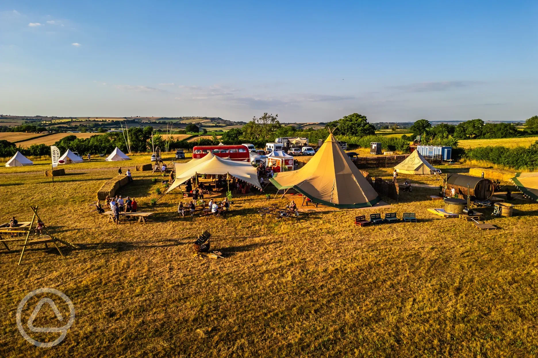 Aerial of the site