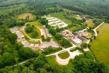 Fineshade Wood Campsite aerial