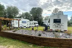 Electric hardstanding pitches (3m x 9m) with awning space