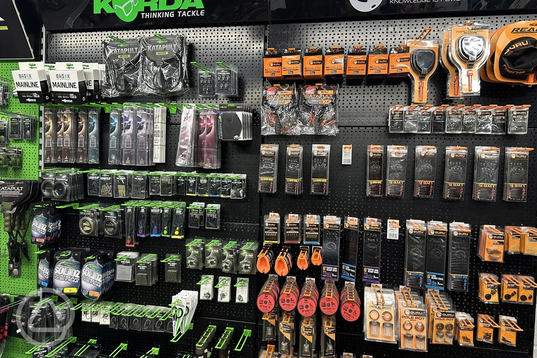 Onsite tackle and bait shop