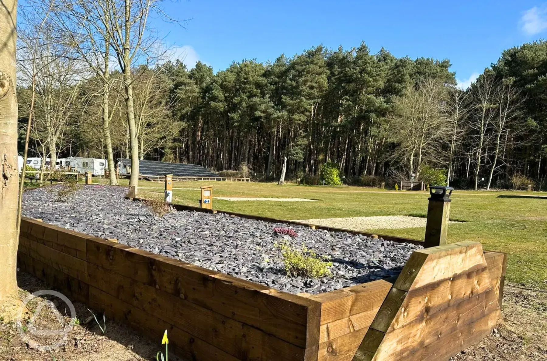 Electric hardstanding touring pitches
