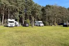 Electric hardstanding touring pitches at Oasis Lakes and Holidays