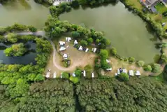 Aerial of the site Aerial of the site