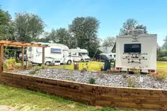 Electric hardstanding pitches (3m x 9m) with awning space