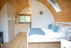 Glamping pod interior Glamping pod interior