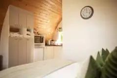 Glamping pod double bed Glamping pod double bed