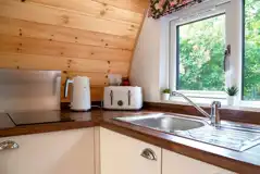 Glamping pod kitchen Glamping pod kitchen